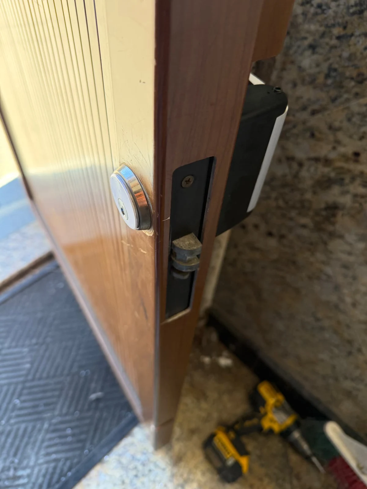 Door lock hardware